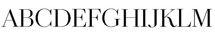 Chiswick Headline Light Font UPPERCASE