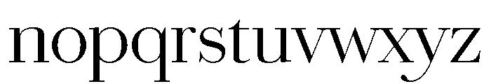 Chiswick Headline Light Font LOWERCASE