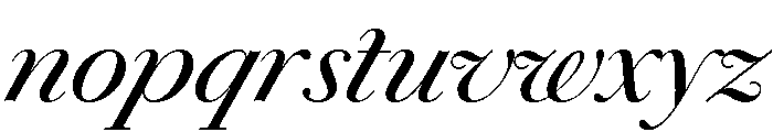 Chiswick Headline Regular Italic Font LOWERCASE
