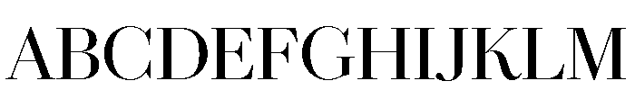 Chiswick Headline Regular Font UPPERCASE