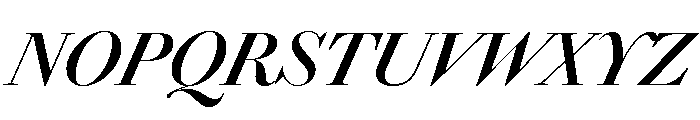 Chiswick Headline Semibold Italic Font UPPERCASE
