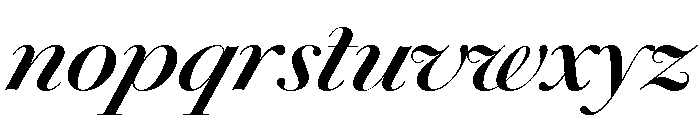 Chiswick Headline Semibold Italic Font LOWERCASE