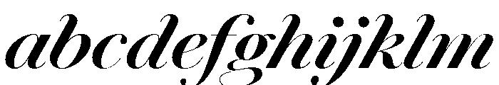 Chiswick Poster Bold Italic FONT