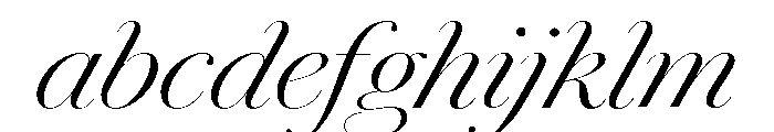 Chiswick Poster Light Italic FONT