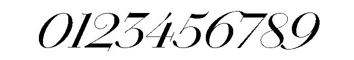 Chiswick Poster Regular Italic Font OTHER CHARS