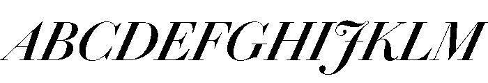 Chiswick Poster Semibold Italic Font UPPERCASE