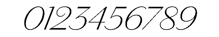 Chiswick Sans Extralight Italic Font OTHER CHARS