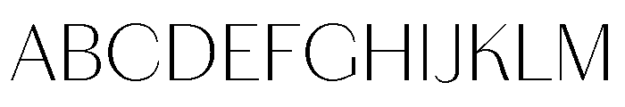 Chiswick Sans Extralight Font UPPERCASE