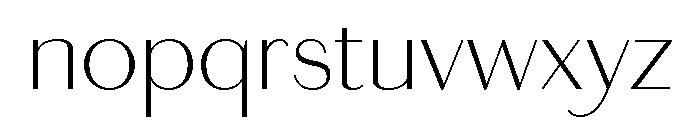 Chiswick Sans Extralight Font LOWERCASE