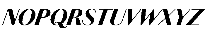 Chiswick Sans Fat Italic Font UPPERCASE