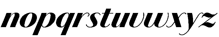 Chiswick Sans Fat Italic Font LOWERCASE