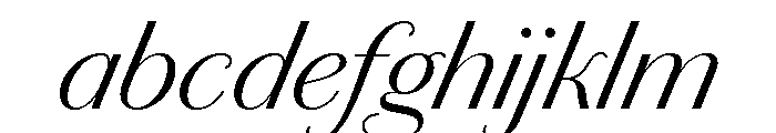 Chiswick Sans Light Italic FONT