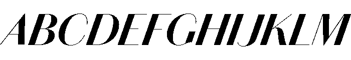Chiswick Sans Poster Bold Italic Font UPPERCASE