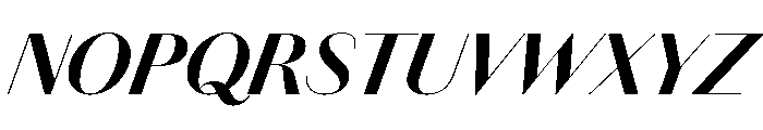 Chiswick Sans Poster Bold Italic Font UPPERCASE