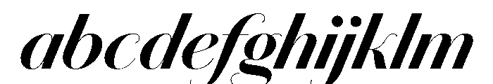 Chiswick Sans Poster Bold Italic FONT