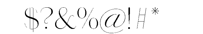 Chiswick Sans Poster Extralight Font OTHER CHARS