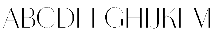 Chiswick Sans Poster Extralight Font UPPERCASE