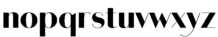Chiswick Sans Poster Fat Font LOWERCASE