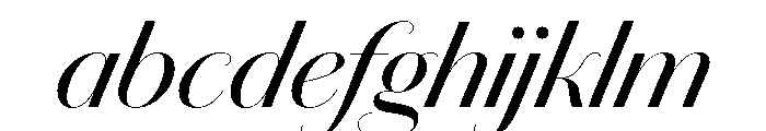 Chiswick Sans Poster Regular Italic FONT