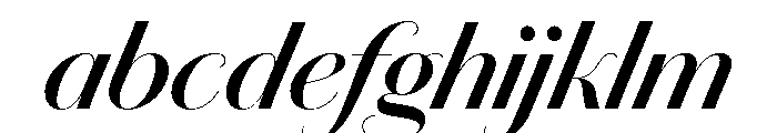 Chiswick Sans Poster Semibold Italic FONT