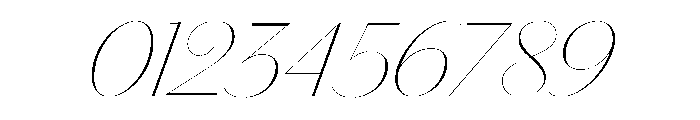 Chiswick Sans Poster Thin Italic Font OTHER CHARS