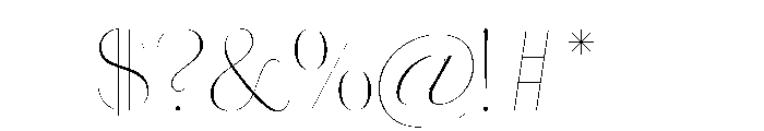 Chiswick Sans Poster Thin Font OTHER CHARS
