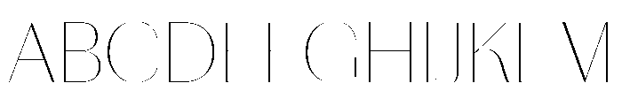 Chiswick Sans Poster Thin Font UPPERCASE