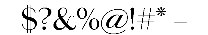 Chiswick Sans Regular Font OTHER CHARS
