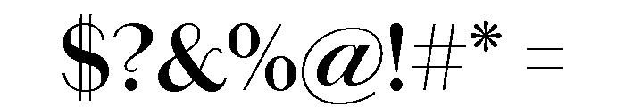 Chiswick Sans Semibold Font OTHER CHARS