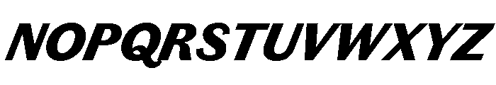 Chiswick Sans Text Black Italic Font UPPERCASE