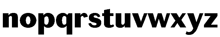 Chiswick Sans Text Black Font LOWERCASE