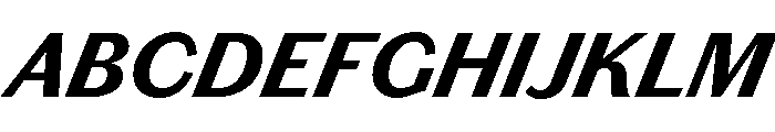 Chiswick Sans Text Bold Italic Font UPPERCASE