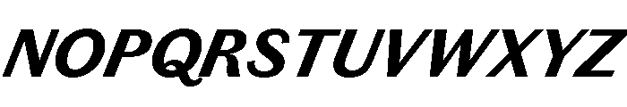 Chiswick Sans Text Bold Italic Font UPPERCASE