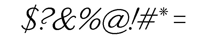 Chiswick Sans Text Light Italic Font OTHER CHARS