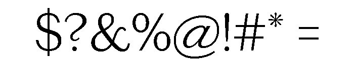 Chiswick Sans Text Light Font OTHER CHARS