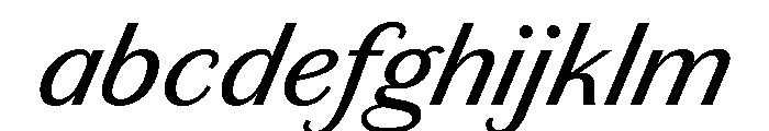 Chiswick Sans Text Regular Italic FONT
