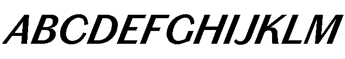 Chiswick Sans Text Semibold Italic Font UPPERCASE