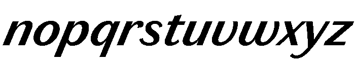 Chiswick Sans Text Semibold Italic Font LOWERCASE