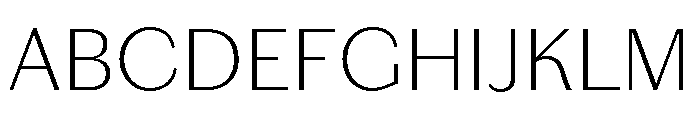 Chiswick Sans Text Thin Font UPPERCASE