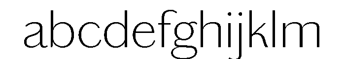 Chiswick Sans Text Thin FONT