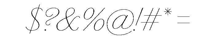 Chiswick Sans Thin Italic Font OTHER CHARS