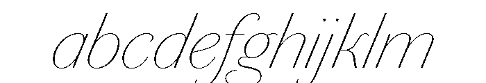 Chiswick Sans Thin Italic FONT