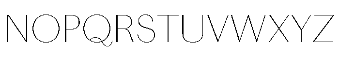 Chiswick Sans Thin Font UPPERCASE