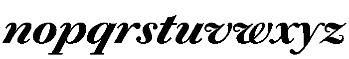 Chiswick Text Bold Italic Font LOWERCASE