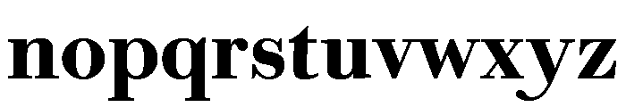 Chiswick Text Bold Font LOWERCASE
