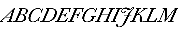 Chiswick Text Light Italic Font UPPERCASE