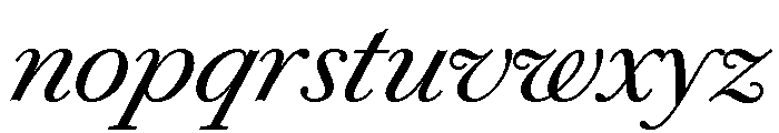 Chiswick Text Light Italic Font LOWERCASE