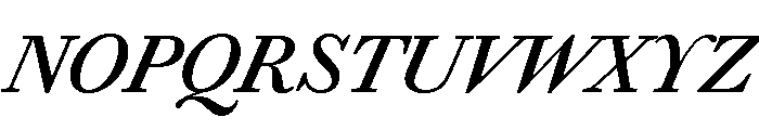Chiswick Text Regular Italic Font UPPERCASE