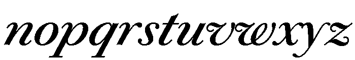 Chiswick Text Regular Italic Font LOWERCASE