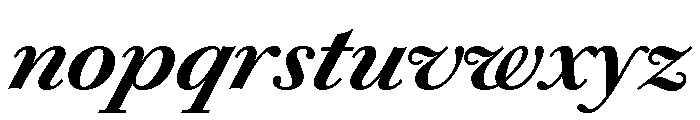 Chiswick Text Semibold Italic Font LOWERCASE